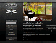 Tablet Screenshot of kontoscellars.com